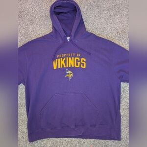 Vintage NFL Minnesota Vikings Purple Gridiron Classic Reebok Men's 3XL Hoodie